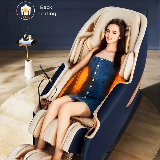 Cadeira de massagem elétrica de música 3D Shiatsu barata OEM de fábrica